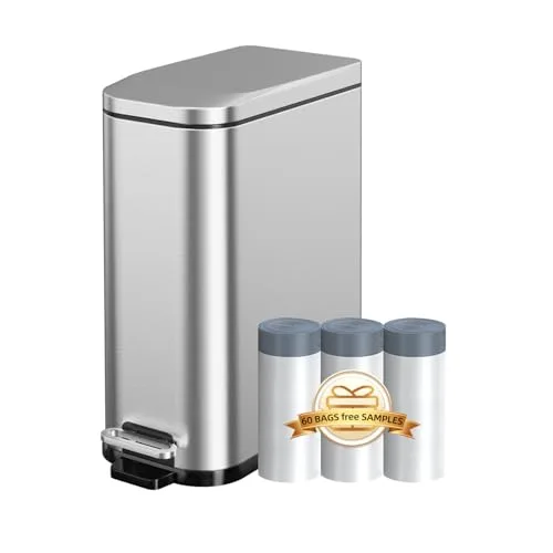 KDBK 4-Gallon Bathroom Trash Can
